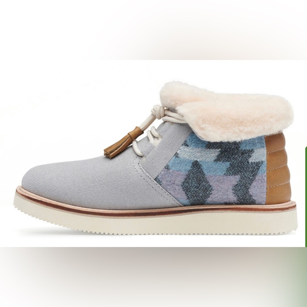 Sanuk Women’s Cozy Vibe Mid SM Southwest Boots Shoes size 8 Hemp Slipper
